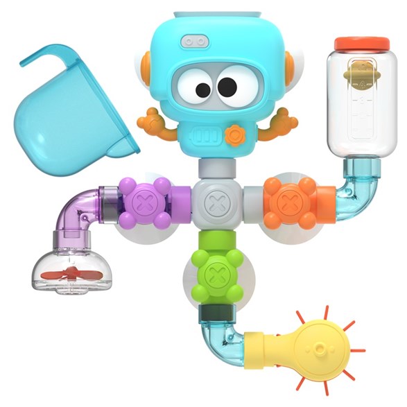 Fresh Kid Tub fun! Flow & fill robot
