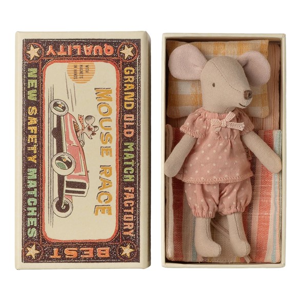 Maileg Big sister mouse in matchbox