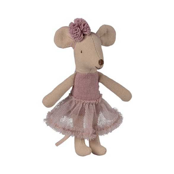 Maileg Ballerina mouse little sister, heather