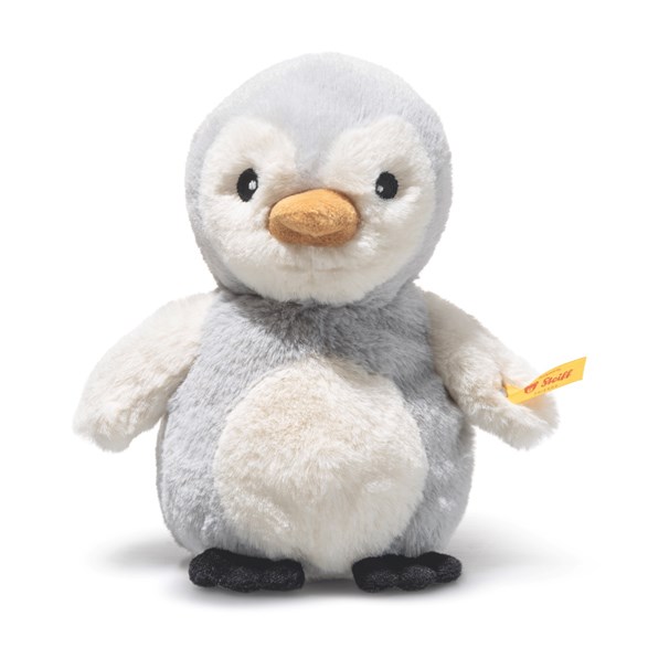 Steiff Lio penguin rattle, 14 cm