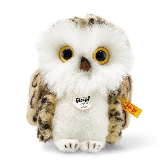 Steiff Wittie Owl, Grey Brindled