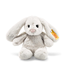 Soft Cuddly Friends Hoppie Rabbit, Light Grey, 18 cm