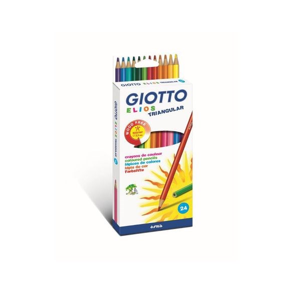 Giotto Elios, Triangular 24 Coloured Pencils