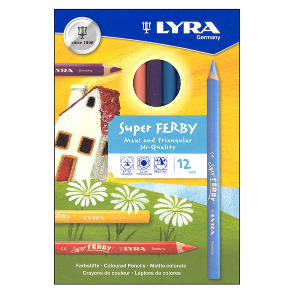 Lyra Super Ferby, 12 Coloured Pencils