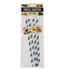 Vintage transport party straws (pack of 4)
