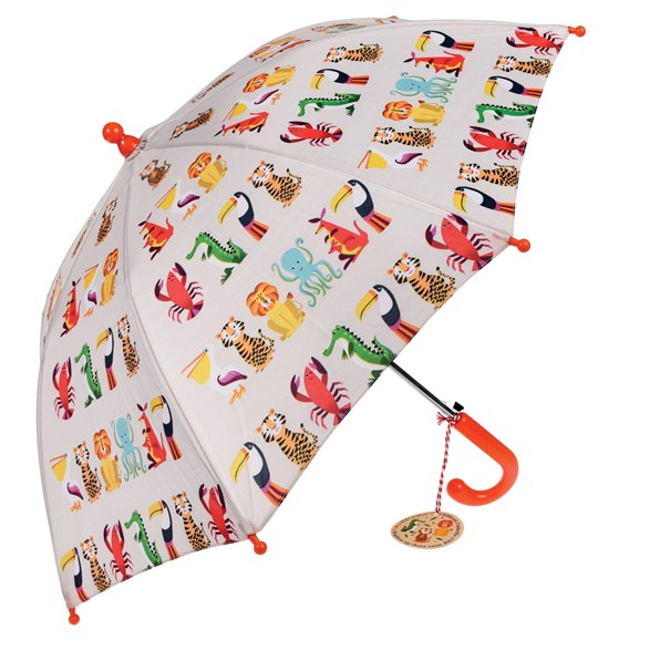Colourful creatures children's umbrella