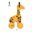 Brio Dragdjur giraff