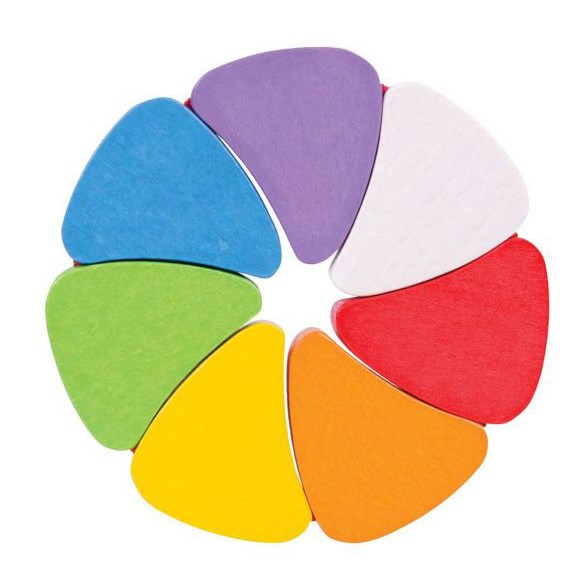 BigJig Toys Rainbow Petals