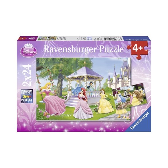 Ravensburger Pussel 2 x 24 bitar, Disney princesses