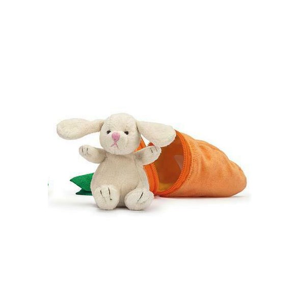 Teddykompaniet Kanin i morot, vit