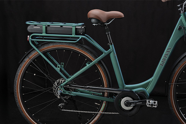 Elcykel slut på batteri