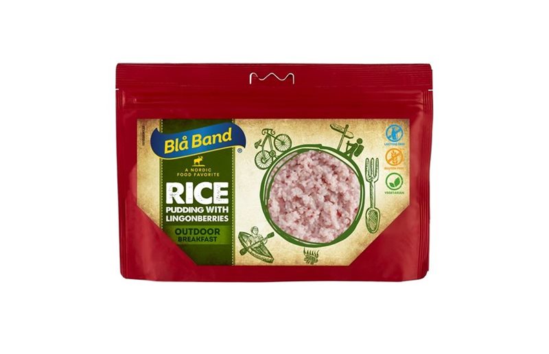 Blå Band Outdoor Meal Rice Pudding With Lingonberries