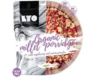 Lyofood Millet Porridge With Raspberries & Aronia Powder