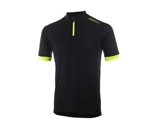 Rogelli Sykkeltrøye SS Core Kids Black/Fluor