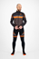 Rogelli Cykelbyxor Hero Black/Grey/Orange