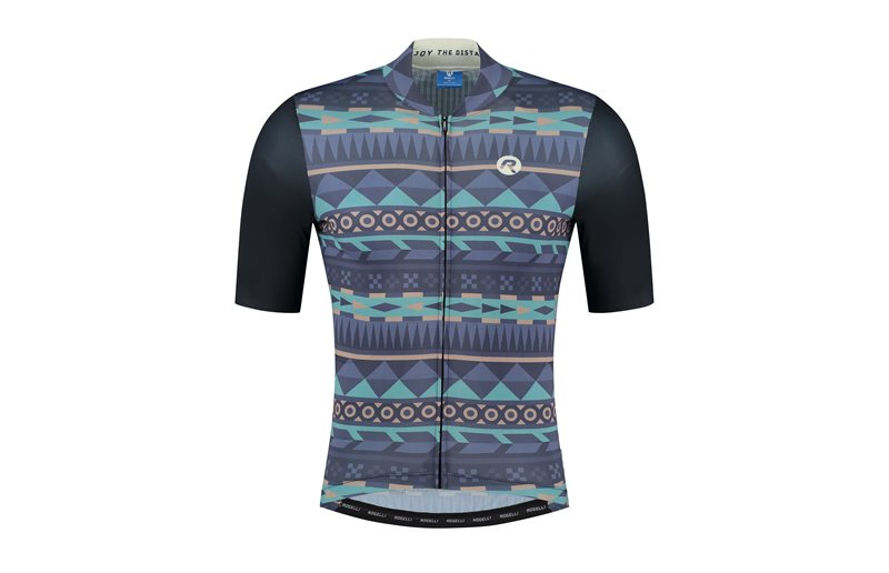 Rogelli Cykeltröja SS Aztec Herr Blue/Desert