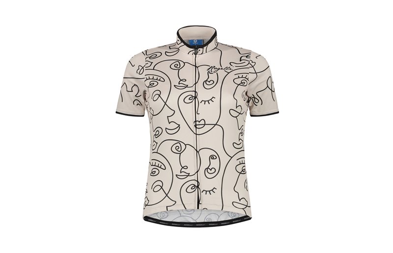 Rogelli Pyöräilypaita SS Faces Naisten Taupe/Black