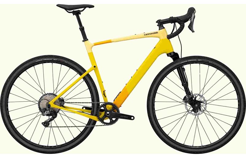 Gravel pyörä Cannondale Topstone CRB 2 Lefty 28 Laguna Keltainen