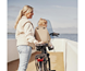 Cykelbarnstol URBAN IKI Front Inaho Beige/Bincho Black