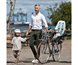Urban Iki Cykelsæde til Bagagebærer Mint Blue/White