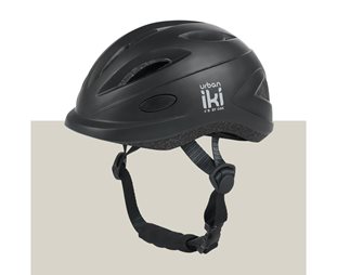 Vauvan pyöräilykypärä Urban Iki Bincho Black