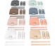 Urban Iki Tilbehørskit Børnesæde Styling Set Front Light Pink