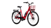 Ecoride Elcykel Ambassadør Axs M-5 E6 Dame Rød