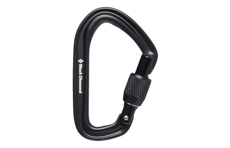 Black Diamond Skruvkarbin Hotforge Screwgate Karabiner Svart
