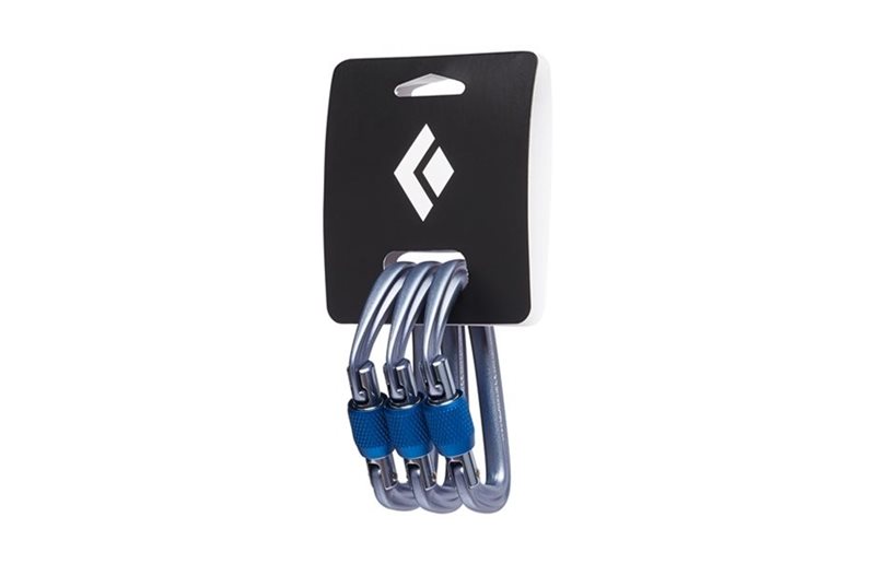 Black Diamond Skruvkarbin Hotforge Screwgate 3 Pakkaus Harmaa