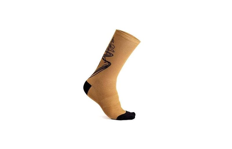 7mesh Strumpor Fading Light Sock - 7.5" Gold