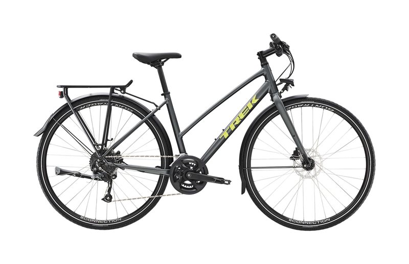 Trek Cityhybrid Fx 2 Disc Utstyrt Satin Lithium Grey