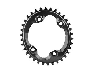 absoluteBLACK Eturatas ⌀96mm BCD 1x10/11/12-vaihteinen Ovaali NW M8000/M7000 Alu 32T