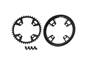 XLC Drev Cr-E02 ¥104 mm BCD Single-Speed Alu 42