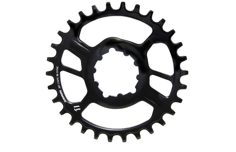 Drev SRAM X-Sync MTB stål direct mount 3 mm offset Boost 1 x 11 gear 32T sort