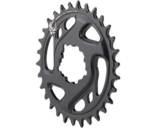 Drev SRAM X-Sync 2 Eagle MTB koldsmiddet aluminium direct mount 3 mm offset Boost 1 x 11-12 gear 30T sort