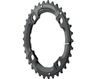 Drev SRAM Non-Series MTB aluminium 104 bcd 2 x 10 gear 34T medium-pin sort