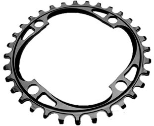 absoluteBLACK Eturatas ⌀104mm BCD 1x10/11/12-vaihteinen NW Alu OneSize