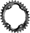 Absoluteblack Drev ¥96 Mm Bcd 1X10/11/12-Speed Oval Nw M9000 Alu Onesize