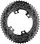 absoluteBLACK Eturatas Premium Line ⌀110mm BCD (Shimano Asymmetric) 2x10/11-vaihteinen Ovaali Shimano Alu OneSize