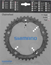 Drev Shimano 105 FC-5703 130 bcd 3 x 10 gear 39T sølv