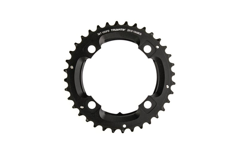 SRAM Eturatas ⌀104mm BCD 2x10-vaihteinen Keskikokoinen Tappi Alu OneSize