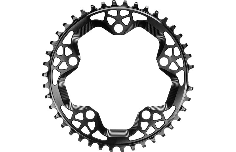 absoluteBLACK Eturatas ⌀110mm BCD 1x10/11/12-vaihteinen NW Alu OneSize