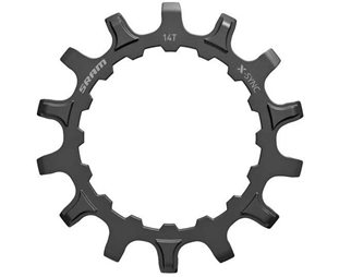 Drev SRAM X-Sync Straight stål til Bosch motor 14T sort