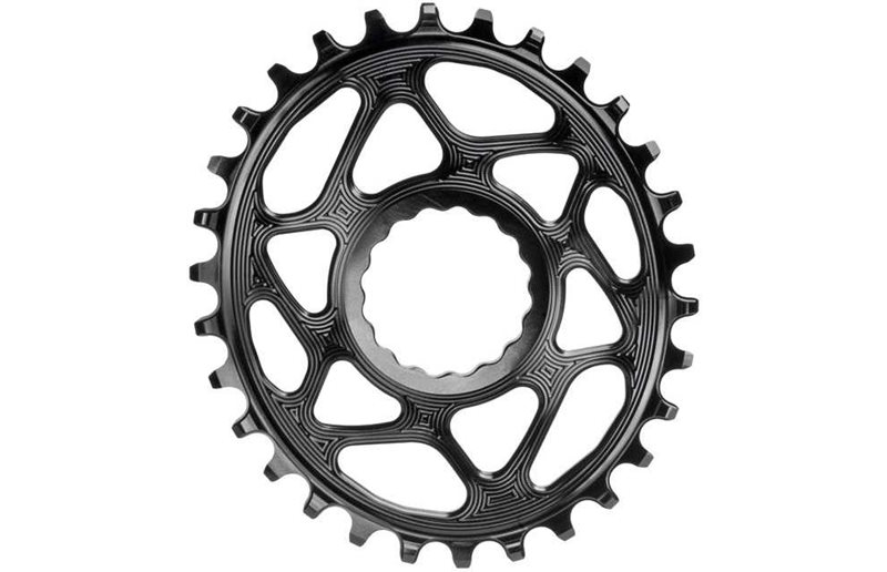 absoluteBLACK Eturatas DM 3mm Offset 1x10/11/12-vaihteinen Ovaali Boost Cinch Alu 34