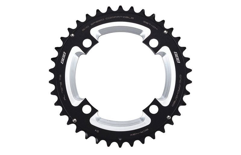 BBB Kedjedrev Mtbgear Sram 2 X 9/10 Vaihdetta 104 Bcd 38T Musta