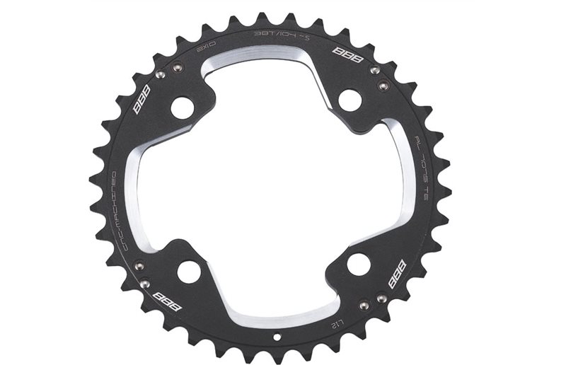 BBB Ketjupyörä Mtbgear Shimano Fc-M785 104 Bcd 2 x 10 Vaihdetta 38T Musta