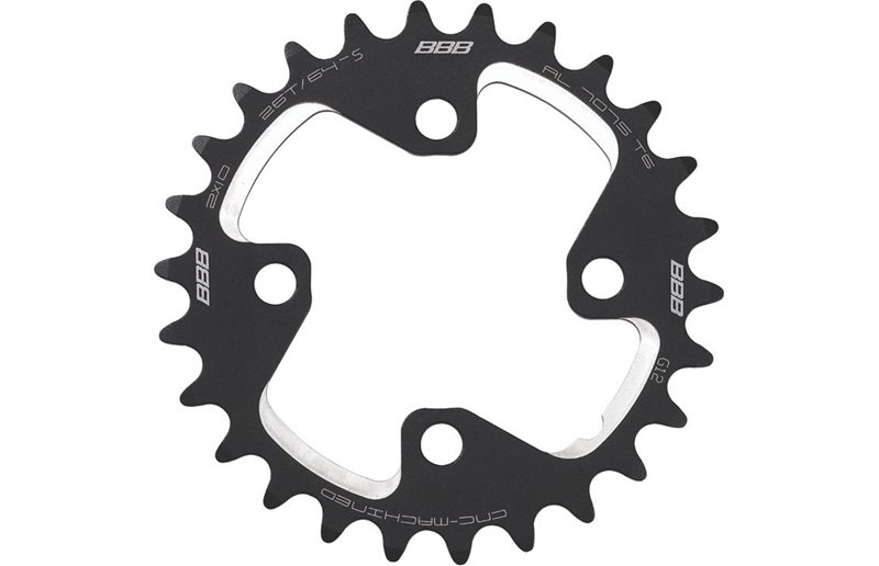 BBB Ketjupyörä Mtbgear Shimano Fc-M785 64 Bcd 2 X 10 Vaihdetta 26T Musta