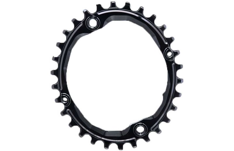 absoluteBLACK Eturatas ⌀104mm BCD 1x10/11/12-vaihteinen Ovaali NW Alu 30