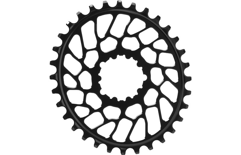 absoluteBLACK Eturatas DM 0mm Offset 1x10/11/12-vaihteinen Ovaali BB30 SRAM Alu 34