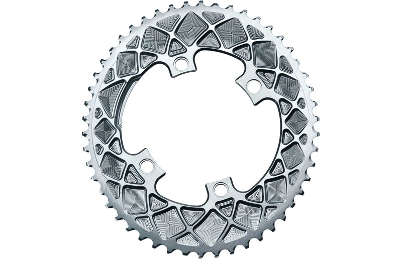 absoluteBLACK Eturatas Premium Line ⌀110mm BCD (Shimano Asymmetric) 2x10/11-vaihteinen Ovaali Shimano Alu 50